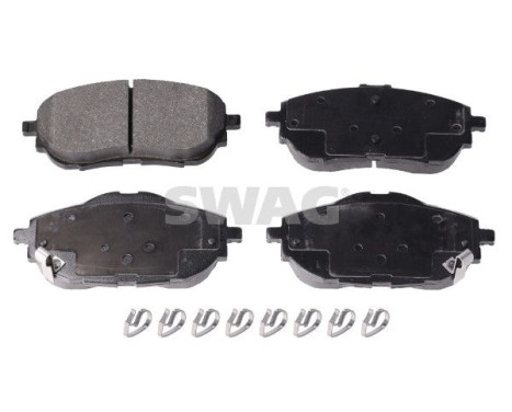 Brake pad set, disc brake 33109765 Swag