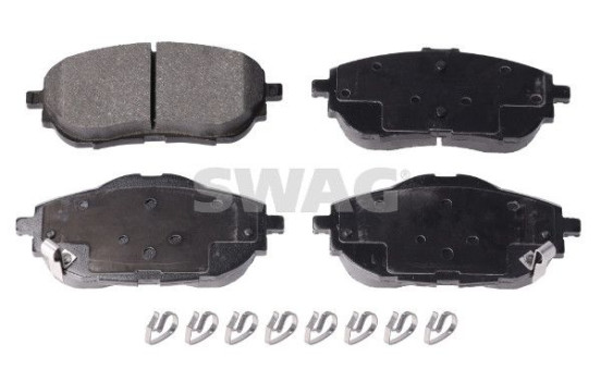Brake pad set, disc brake 33109765 Swag
