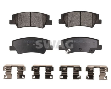 Brake pad set, disc brake 33110384 Swag
