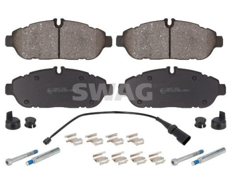 Brake pad set, disc brake 33110386 Swag