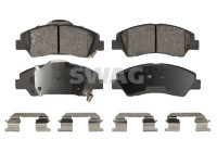 Brake pad set, disc brake 33110390 Swag