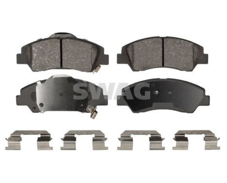 Brake pad set, disc brake 33110390 Swag