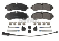 Brake pad set, disc brake 33110396 Swag