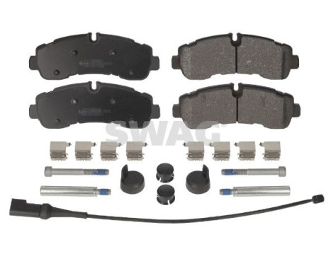 Brake pad set, disc brake 33110396 Swag