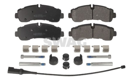 Brake pad set, disc brake 33110396 Swag