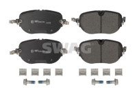 Brake pad set, disc brake 33110579 Swag