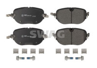 Brake pad set, disc brake 33110579 Swag
