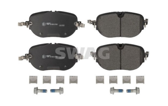 Brake pad set, disc brake 33110579 Swag