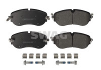 Brake pad set, disc brake 33110582 Swag