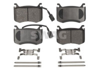 Brake pad set, disc brake 33110831 Swag