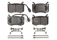 Brake pad set, disc brake 33110831 Swag