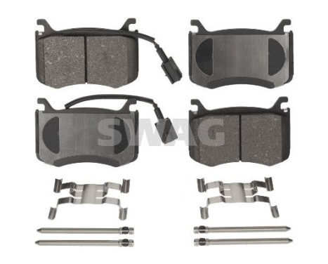 Brake pad set, disc brake 33110831 Swag