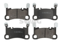 Brake pad set, disc brake 33110834 Swag