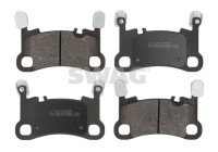 Brake pad set, disc brake 33110834 Swag