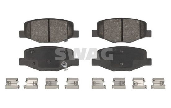 Brake pad set, disc brake 33110835 Swag