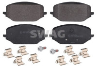 Brake pad set, disc brake 33110921 Swag