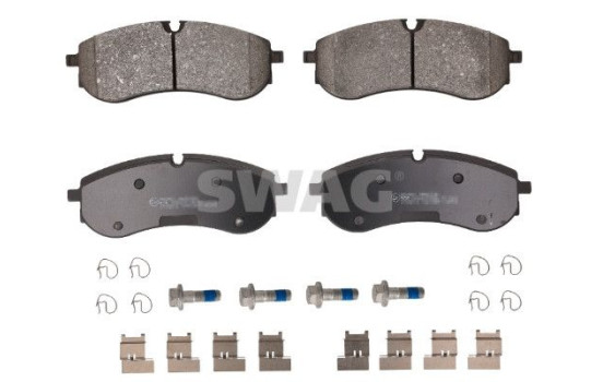 Brake pad set, disc brake 33111253 Swag