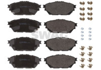 Brake pad set, disc brake 33112123 Swag