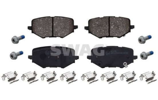 Brake pad set, disc brake 33113646 Swag
