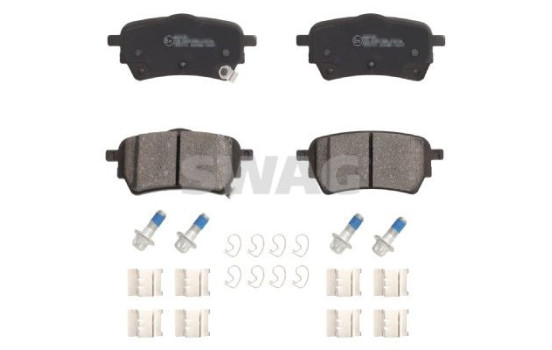 Brake pad set, disc brake 33113649 Swag