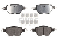 Brake pad set, disc brake 33113650 Swag
