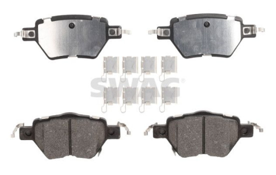 Brake pad set, disc brake 33113650 Swag