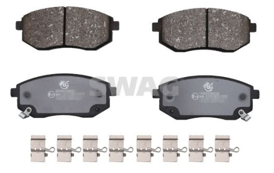 Brake pad set, disc brake 33113653 Swag