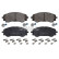 Brake pad set, disc brake 33113708 Swag