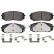 Brake pad set, disc brake 33113713 Swag