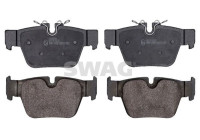 Brake pad set, disc brake 33114156 Swag