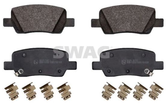 Brake pad set, disc brake 33114362 Swag