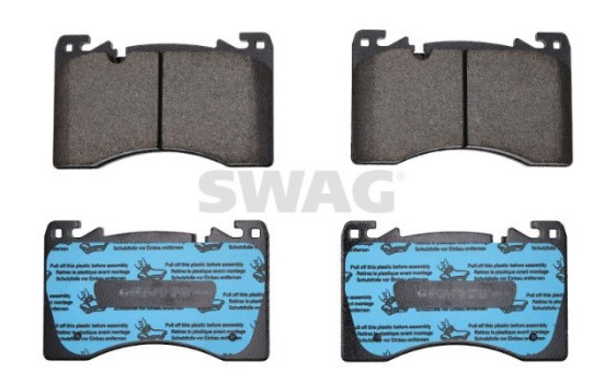 Brake pad set, disc brake 33114548 Swag