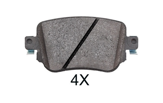 Brake Pad Set, disc brake 35001 ABS