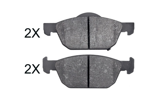 Brake Pad Set, disc brake 35002 ABS