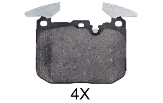 Brake Pad Set, disc brake 35005 ABS