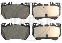 Brake pad set, disc brake 35011 ABS