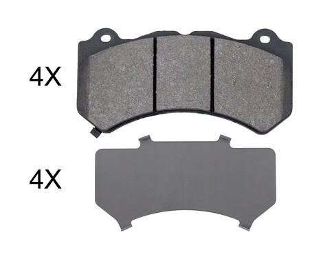 Brake Pad Set, disc brake 35013 ABS