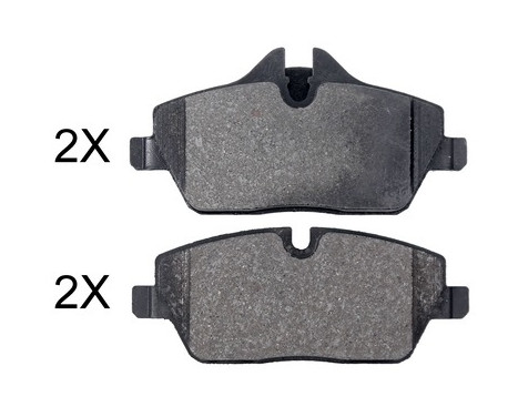 Brake Pad Set, disc brake 35016 ABS