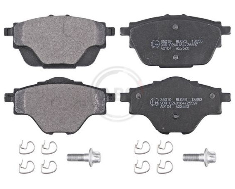 Brake Pad Set, disc brake 35019 ABS, Image 2