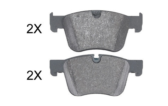 Brake Pad Set, disc brake 35021 ABS