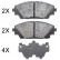 Brake Pad Set, disc brake 35022 ABS