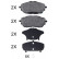 Brake Pad Set, disc brake 35025 ABS