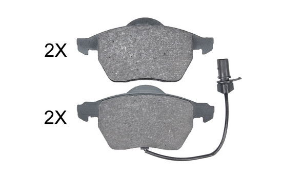 Brake Pad Set, disc brake 35026 ABS