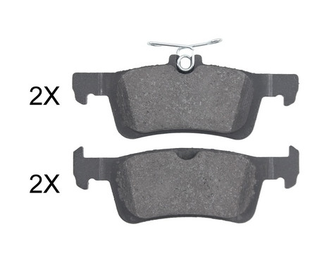 Brake Pad Set, disc brake 35028 ABS