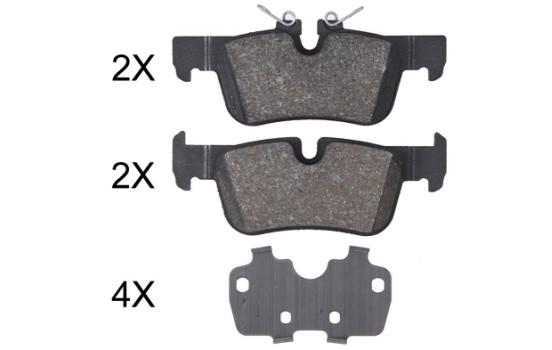 Brake Pad Set, disc brake 35030 ABS