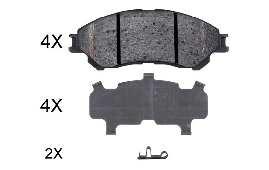 Brake Pad Set, disc brake 35031 ABS