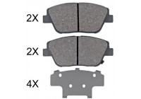 Brake Pad Set, disc brake 35033 ABS