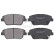 Brake Pad Set, disc brake 35033 ABS, Thumbnail 2