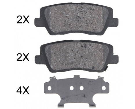 Brake Pad Set, disc brake 35035 ABS