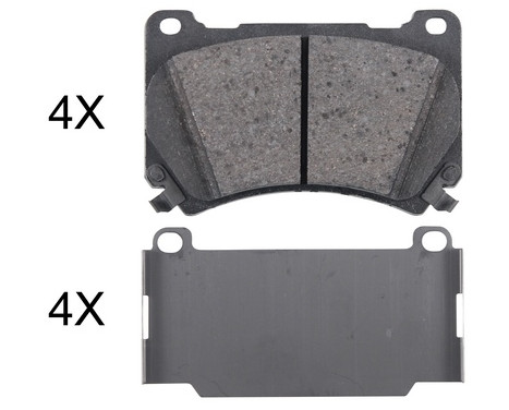 Brake Pad Set, disc brake 35036 ABS